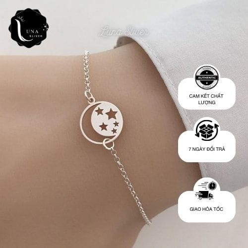 Vòng tay bạc khắc tên lựa chọn hoàn hảo